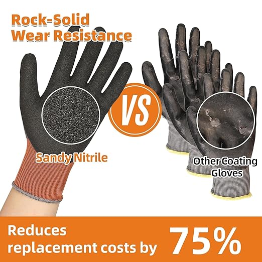Schwer 12 Pairs Safety Work Gloves - Image 3