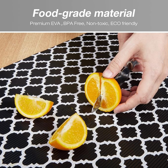 Glotoch Shelf Liners for Kitchen Cabinets 17.5” x 30 ft, Non Slip Drawer Liner - Image 3
