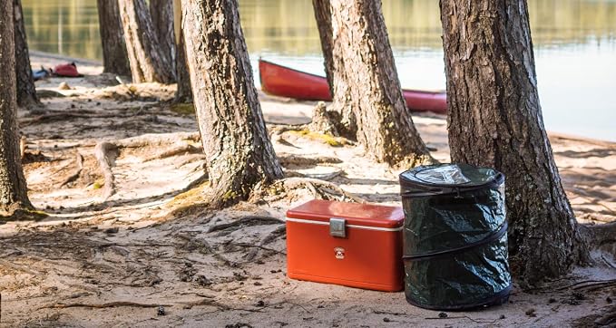 Coghlan's Pop-Up Lightweight Trash & Recycle Can – Collapsible Dual-Purpose Bin - Image 7