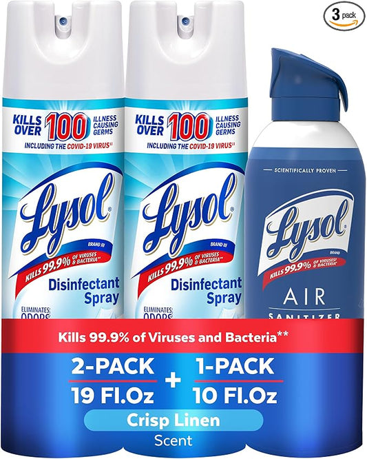 Lysol Bundle containing x2 Lysol Disinfectant Spray by Lysol