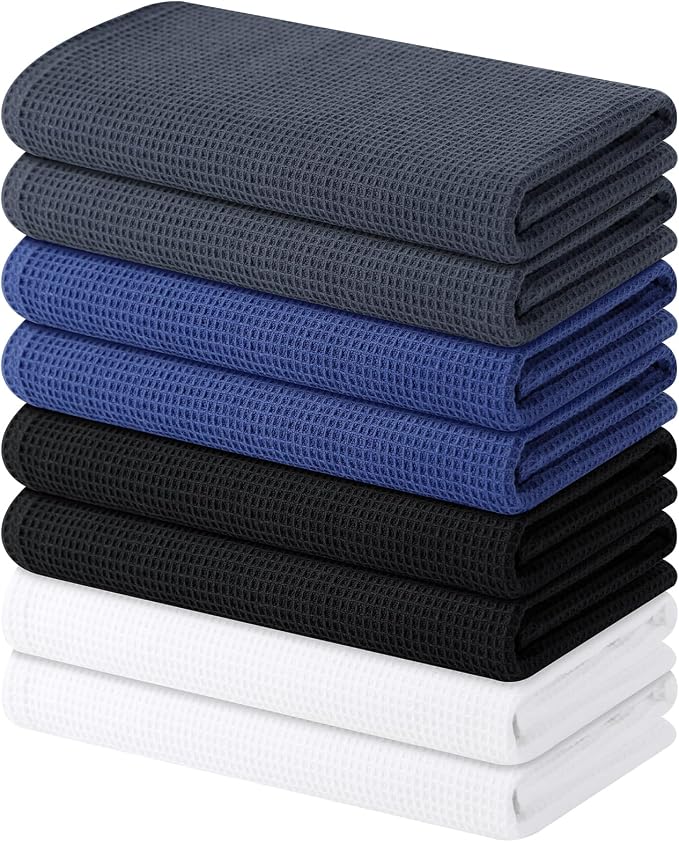 Homaxy 100% Cotton Waffle Weave Kitchen Towels by Homaxy