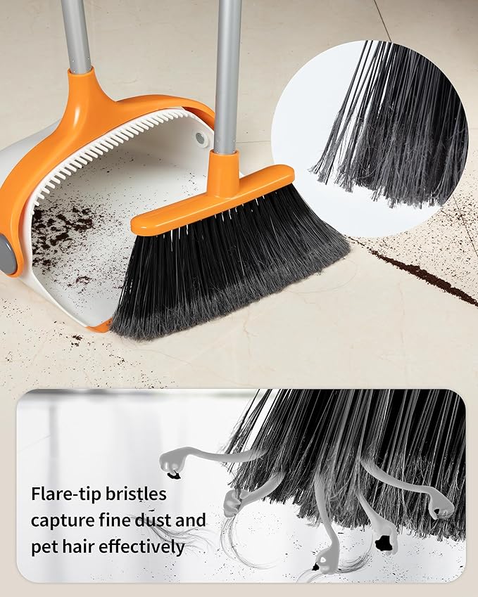 MR.SIGA Broom and Dustpan Set - Image 3