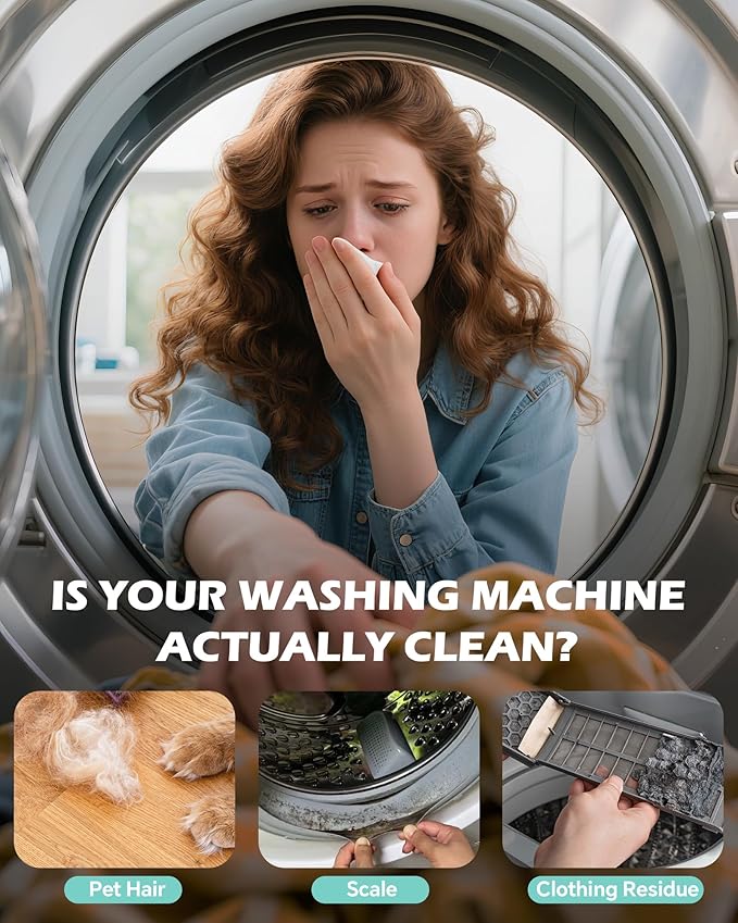 Washing Machine Cleaner Tablets: 24 Pack Deep Cleaning - Image 3
