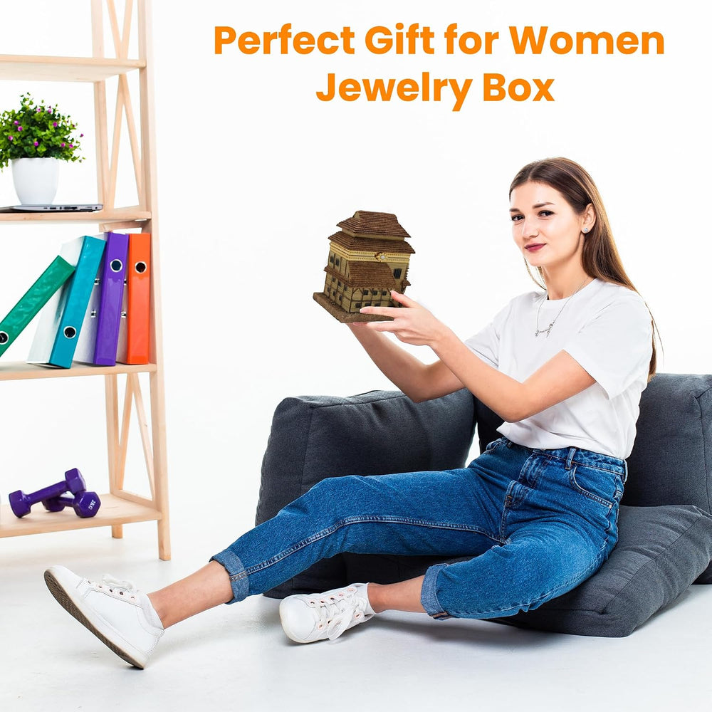 Majestic Giftware Jewelry Box for Women (RM-UR-99043) | 5x3x5 Ceramic Jewelry...
