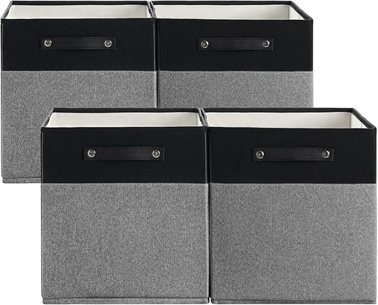 13 x 13 Inch Fine Linen Storage Bins by FinishingBo