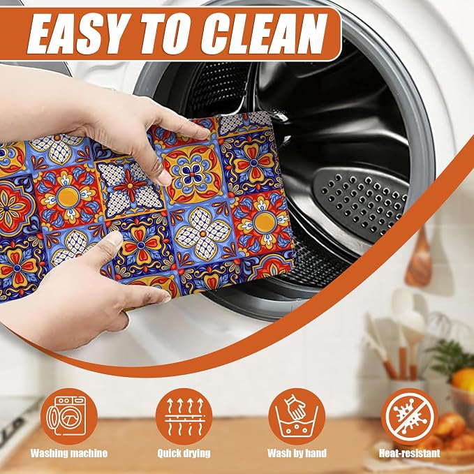 Talavera Mexican Tiles Dish Drying Mat - Image 4