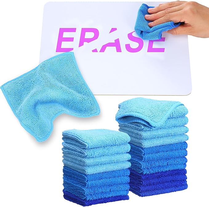 Tanlade Microfiber Cleaning Cloth 6"x6" Cleaning Rags Reasonable Kitchen Towels by Tanlade