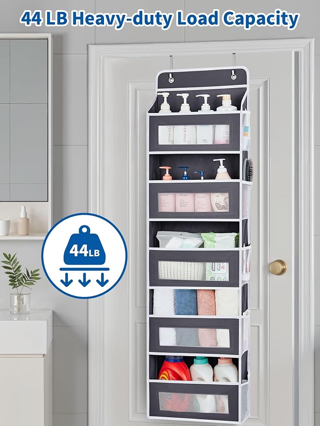 JARLINK 2 Pack Over The Door Organizer, 5 Shelf Door Hanging Organizer - Image 8