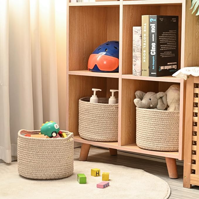Small Storage Baskets for Organizing, Organizer Baskets for Shelves, Small - Image 6