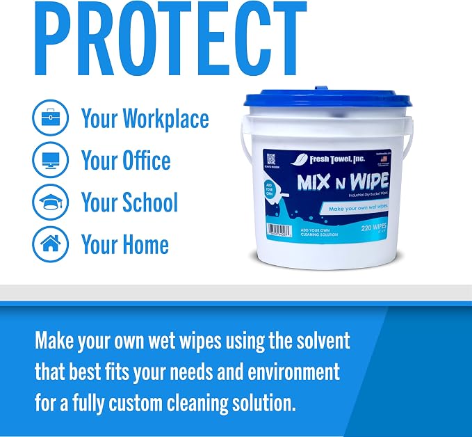 Fresh Towel Mix-N-Wipe Dry Wipes Refill - Image 2