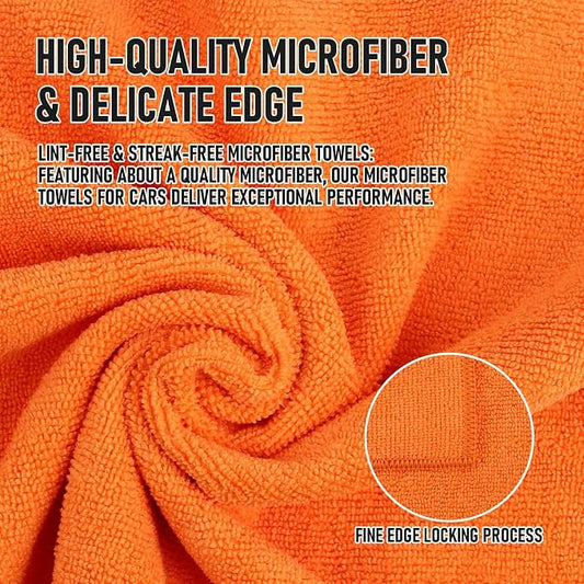 Tricol Clean Microfiber Cleaning Cloth, 12 Pack Ultra-Thick Cleaning Rags - Image 2