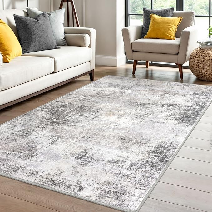 IOHOUZE Abstract Area Rug 4x6 Ft Washable Rugs by iOhouze