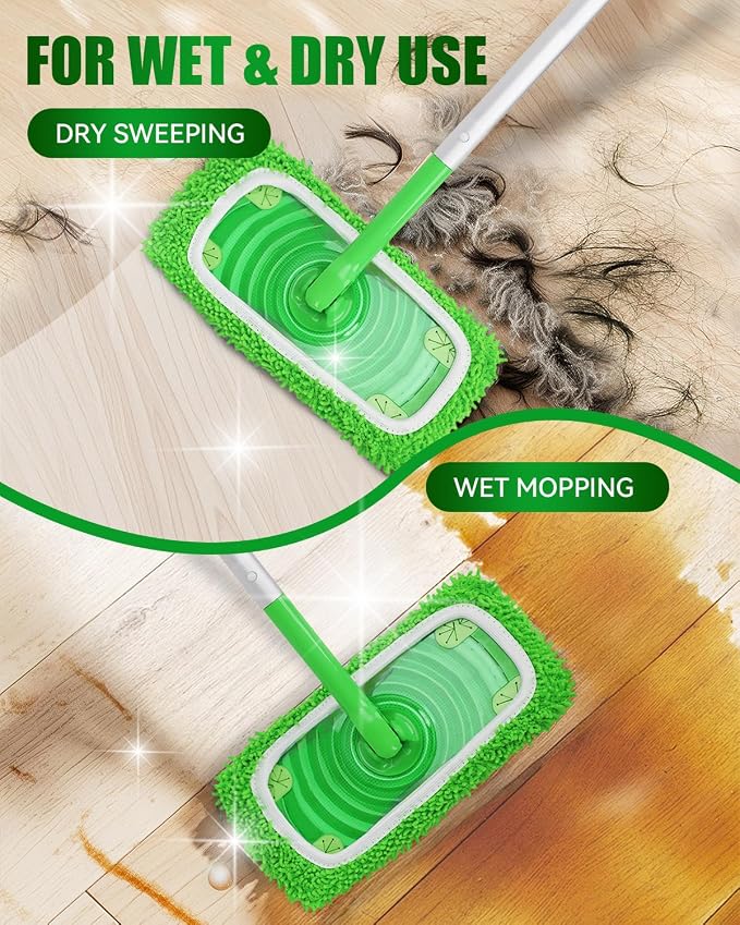 Reusable Microfiber Mop Pads Compatible - Image 5