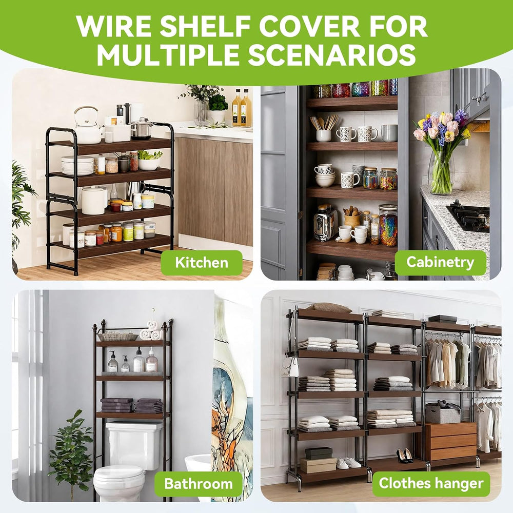5 PCS Wire Shelf Covers,40 * 16 Wire Rack Covers for Shelves