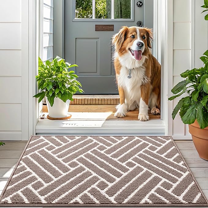 OLANLY Indoor Door Mat, 32x20 Inch, Dirt Resistant and Absorbent, Non-Slip - Image 6