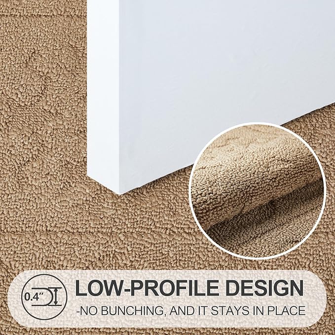 FONEYI Indoor Door Mat 20" x 32", Dirt Trapper Door Mats Non-Slip Entryway Rugs - Image 3