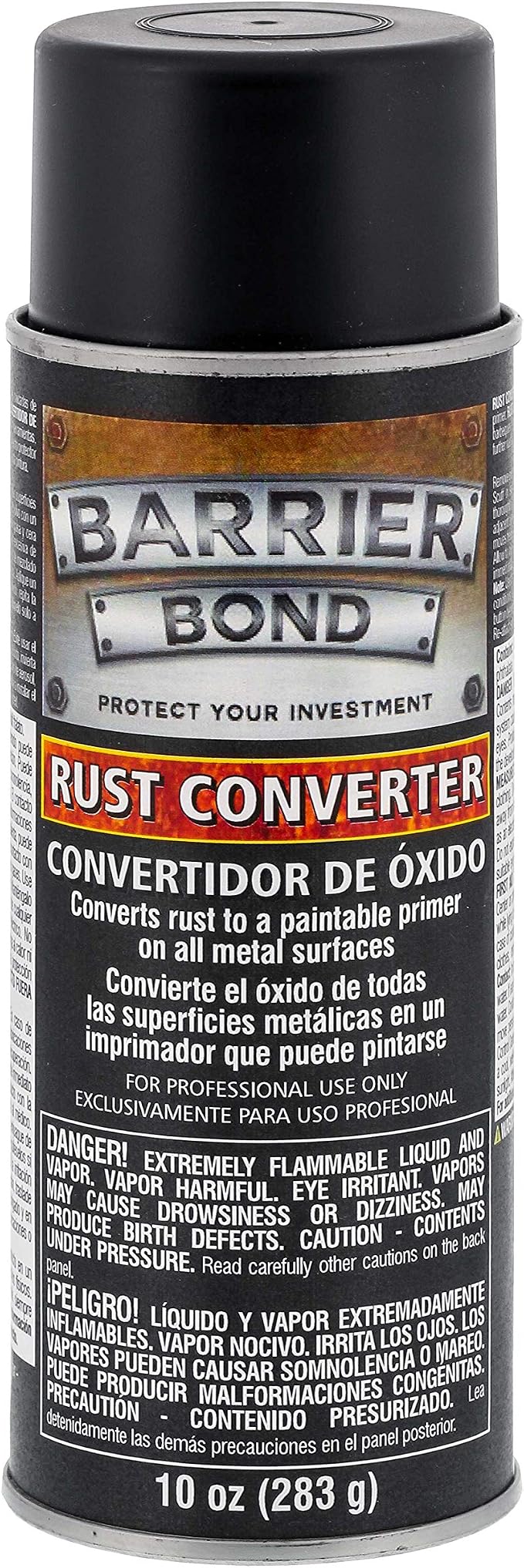 Barrier Bond - Rust Converter, 10-Ounce Spray Rust Remover by CustomShop