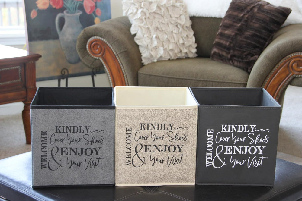 Life Charge Shoe Covers Box - Real Estate Open House Supplies for Realtor Lis...