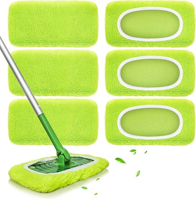 Reusable Mop Pads fit Swiffer Sweeper Mop by LOVECO