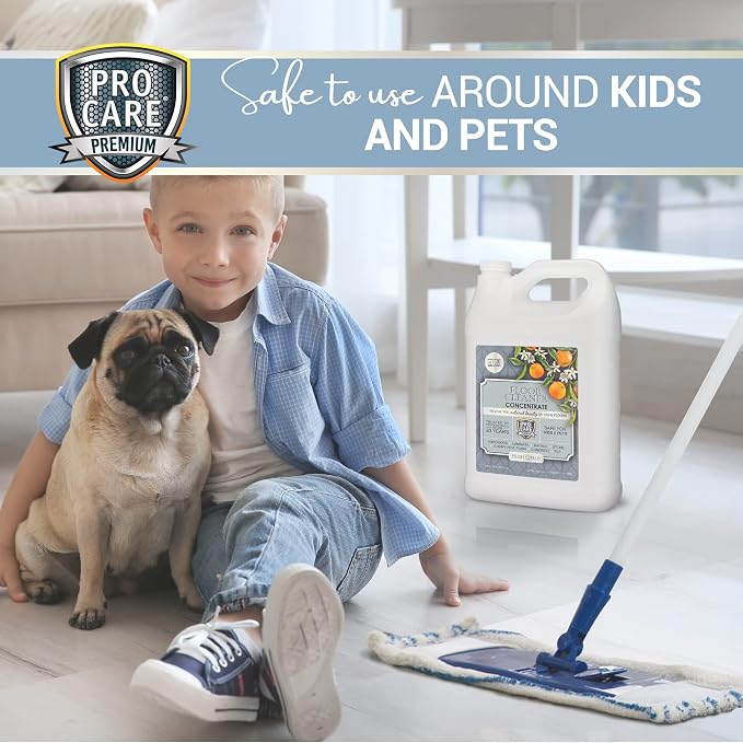 ProCare Citrus Floor Cleaner Concentrate | Vinyl, Stone & Laminate Floor Cleaner - Image 7