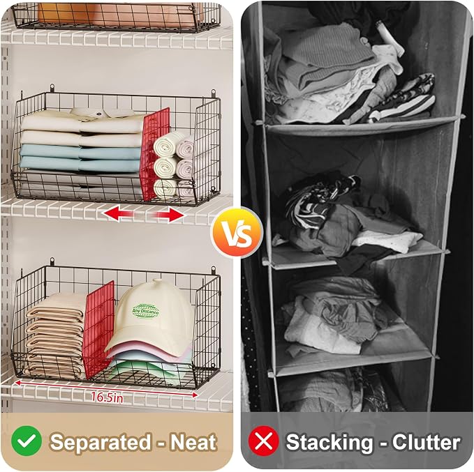 5 Tier Extra Large Closet Hanging Organizer - Image 5