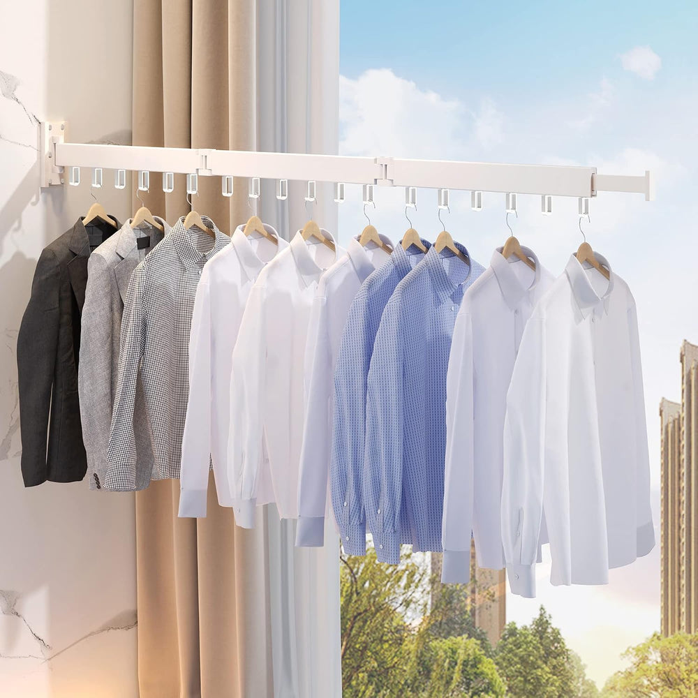 ZdwCyl Clothes Drying Rack Wall Mounted,Drying Rack Clothing,Clothes Hanging ...