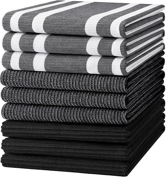 Homaxy Premium Kitchen Towels, Large Cotton 380 GSM Kitchen Hand Towels by Homaxy