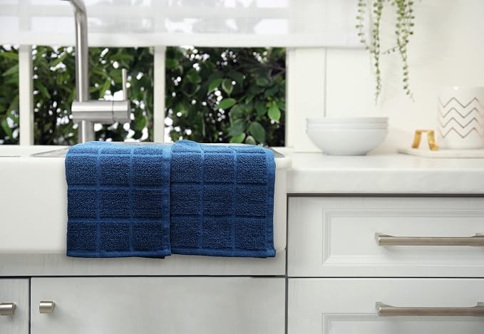 100% Cotton Terry Dish Cloth & Dish Towel, 6 Pack, Super Soft and Absorbent - Image 5