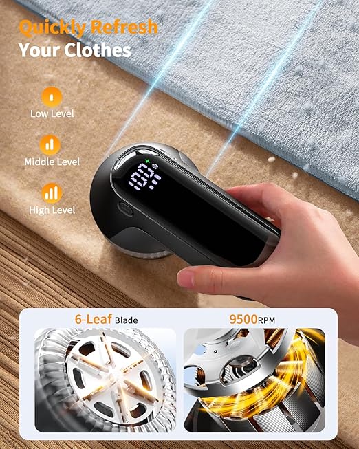 Fabric Shaver, Rechargeable Lint Shaver - Image 2