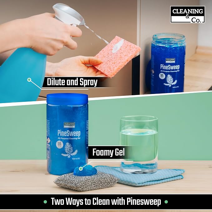 All-Purpose Cleaning Gel with Pine Oil – Multipurpose Household Cleaner - Image 4