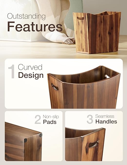 3 Gallons Rectangular Wastebaskets - Image 4