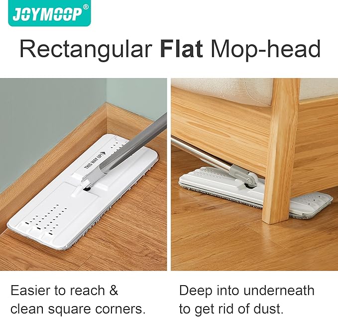 JOYMOOP Hands-Free Self-Cleaning Microfiber Mop and Bucket - Image 3