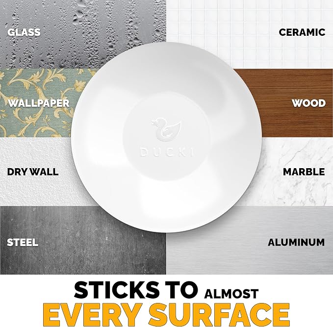 Ducki Wall Protectors -4 Pack White- Self Adhesive, Reusable Solution - Image 5