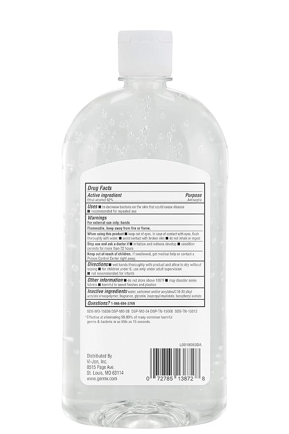 Germ-X Original Hand Sanitizer, Back to School Supplies, Non-Drying - Image 3