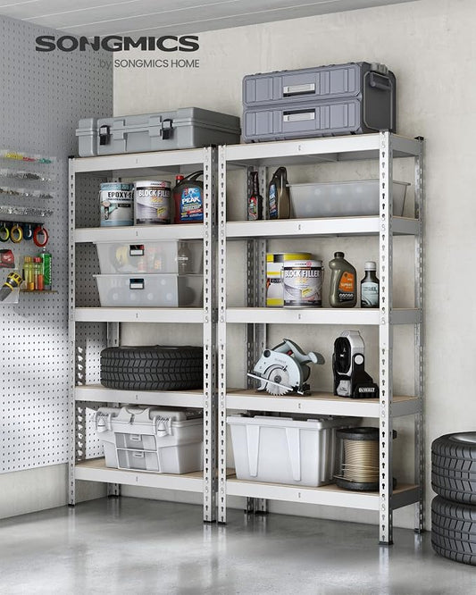 SONGMICS 5-Tier Storage Shelves, Load 2310 lb, Boltless Assembly, Adjustable - Image 2