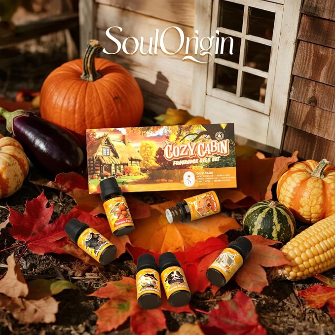 Fall Cozy Cabin Fragrance Oils Set, Essential Oil - Image 7