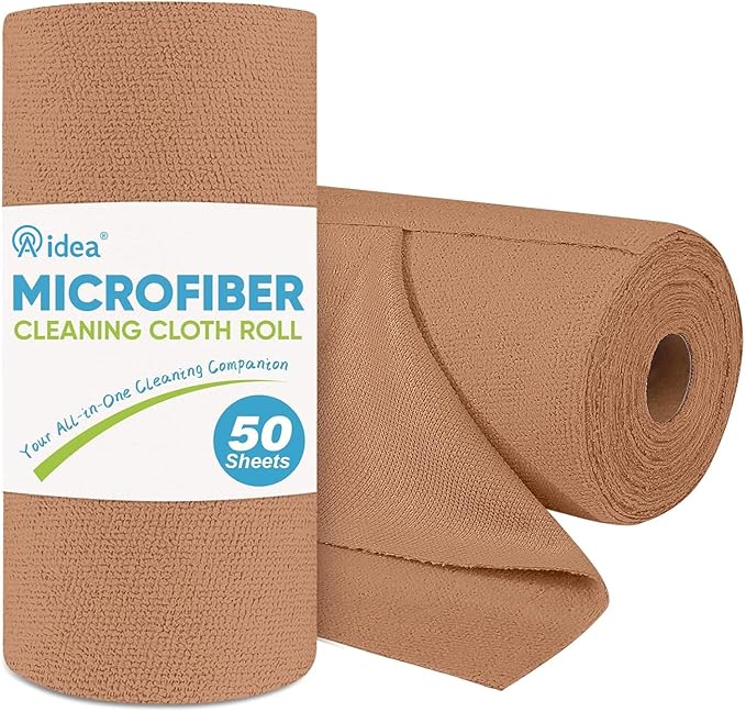 AIDEA Microfiber Cleaning Cloth Roll, Reusable Paper Towels Tear Away Cloth by AIDEAHOME