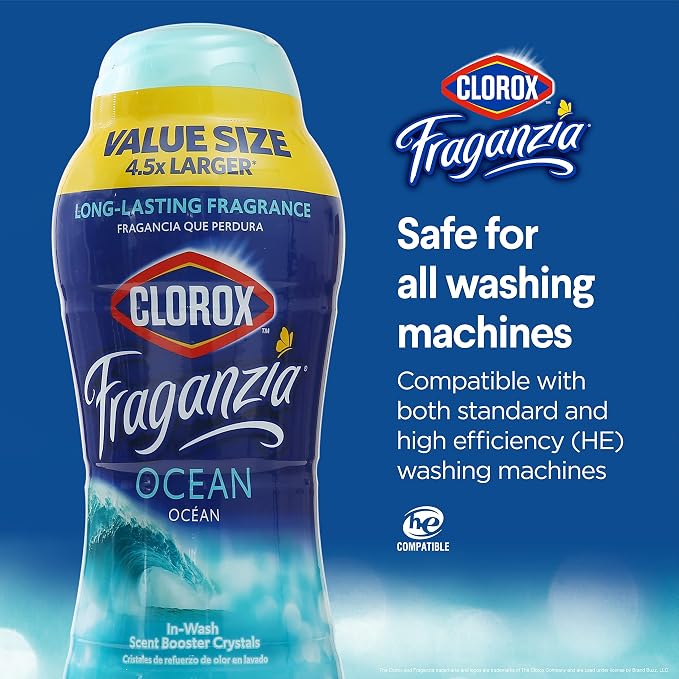 Clorox Fraganzia Laundry Scent Booster Crystals in Ocean Scent - Image 5