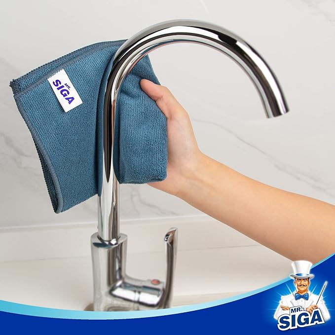 MR.SIGA Microfiber Cleaning Cloth, Size: 13.8" x 15.7" - Image 6