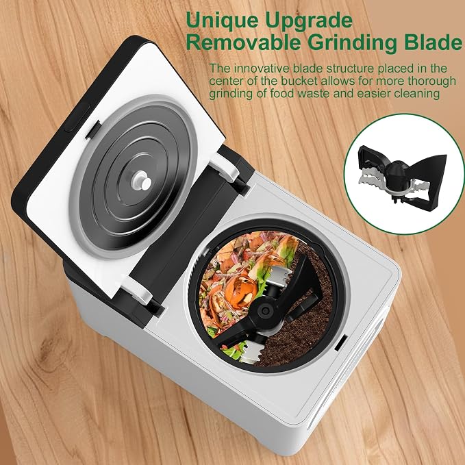 3L Electric Composter for Kitchen, Countertop Compost bin, One Touch Smart - Image 4