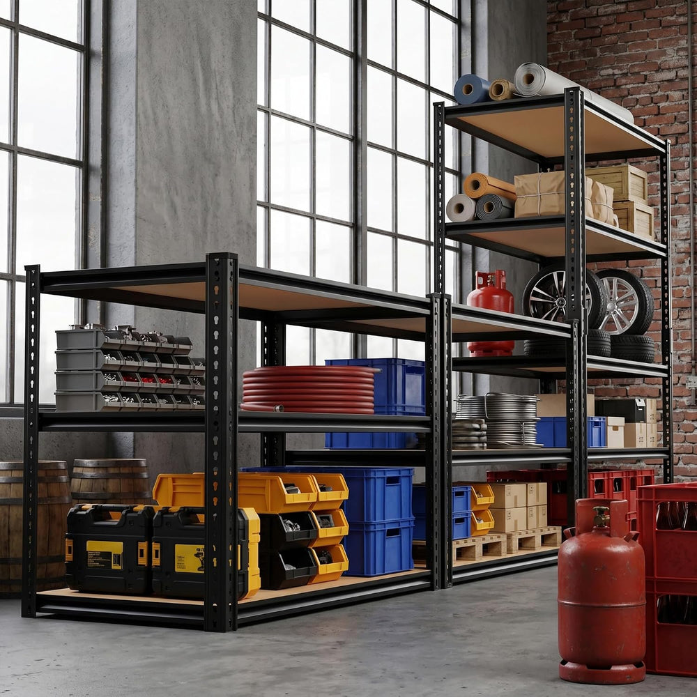 Heavy Duty Storage Shelving Unit, 5-Tier Adjustable Garage Shelves, 2025 lbs ...