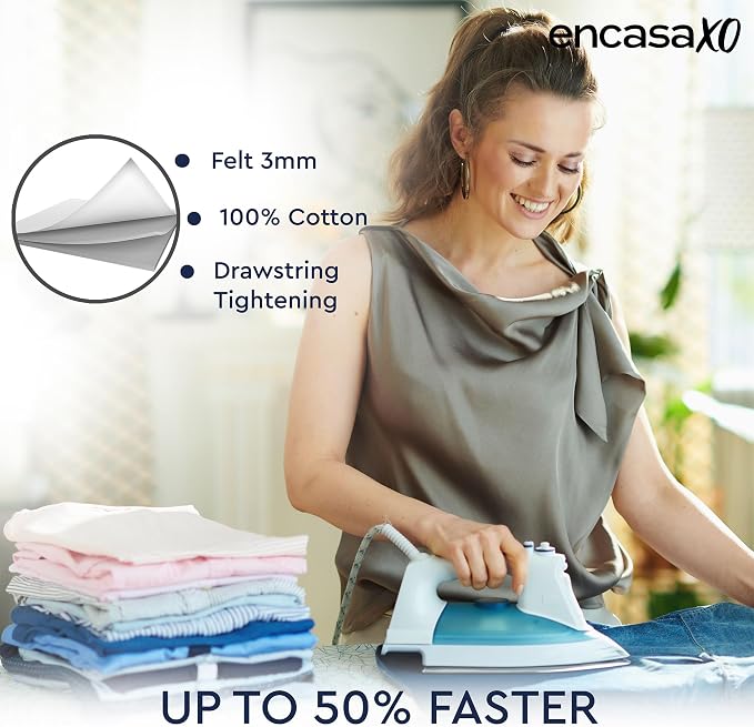 Encasa XO Ironing Board Cover and Pad 54"x15" - Image 7