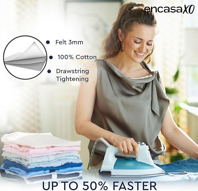 Encasa XO Ironing Board Cover and Pad 49"x18" - Image 7