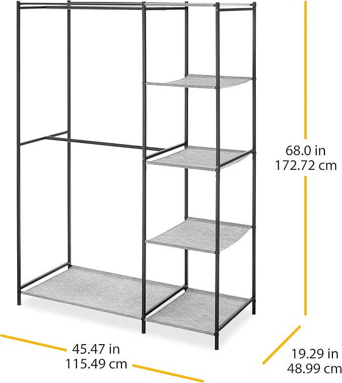 Whitmor Modern Industrial Wardrobe - Image 6