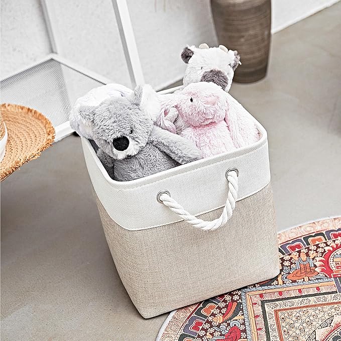 Cube Storage Bins, Collapsible Fabric Storage Cubes Bins, 11 Inch Cube Storage - Image 3
