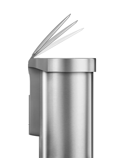 simplehuman 45 Liter / 12 Gallon Semi-Round Automatic Sensor Trash Can - Image 2