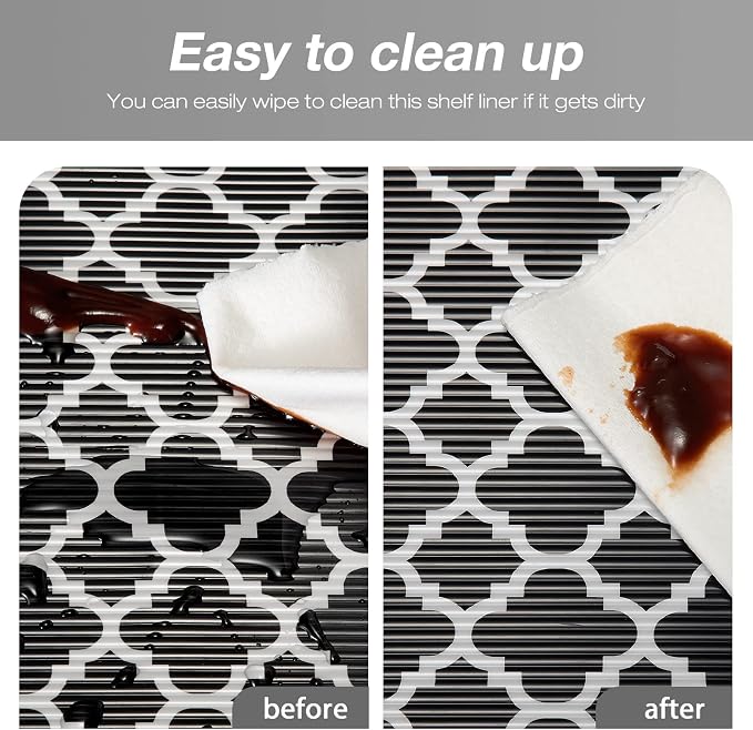 Glotoch Shelf Liners for Kitchen Cabinets 17.5” x 30 ft, Non Slip Drawer Liner - Image 4