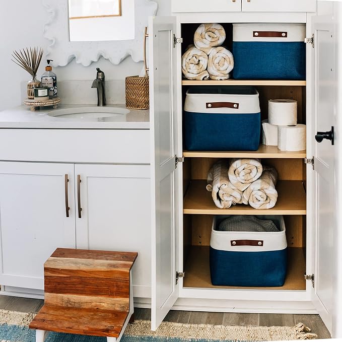 OrganiHaus Extra Large Fabric Storage Bins - Image 6