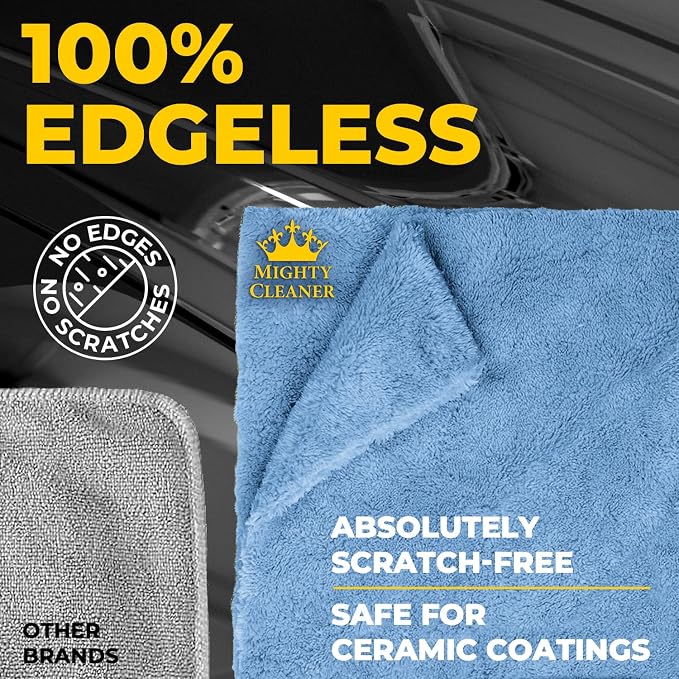 Edgeless Microfiber Towels for Cars – 6pk - Image 4