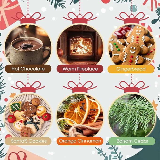 SCENTORINI Christmas Wax Melts, Wax Cubes Strong Scent 12 Pack, Scented Wax - Image 3